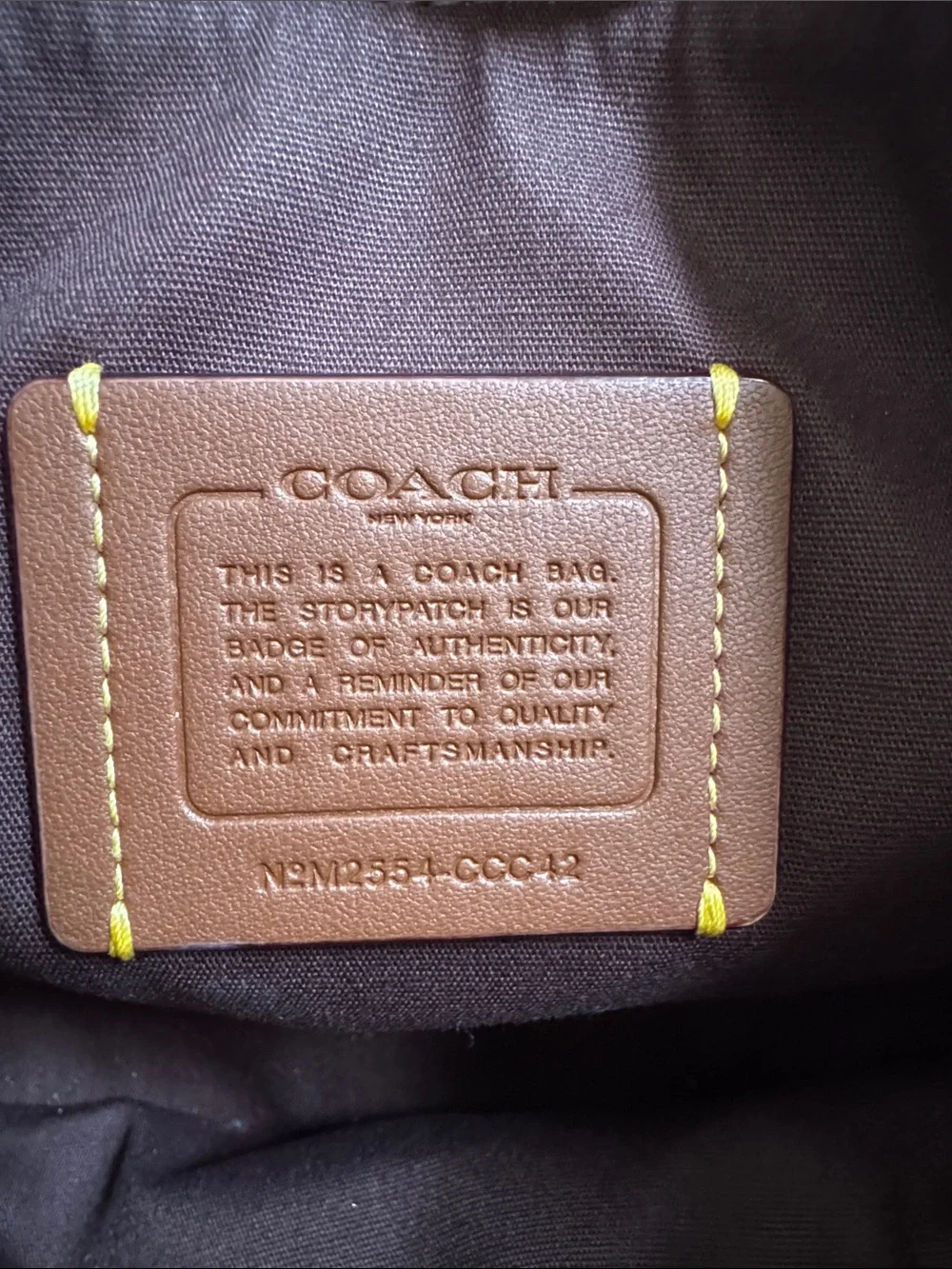 Coach Plaza Bag in Signature Canvas + Dust Bag + Charm